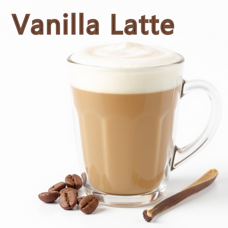 Vanilla Latte from Smart Coffee Vending Machine